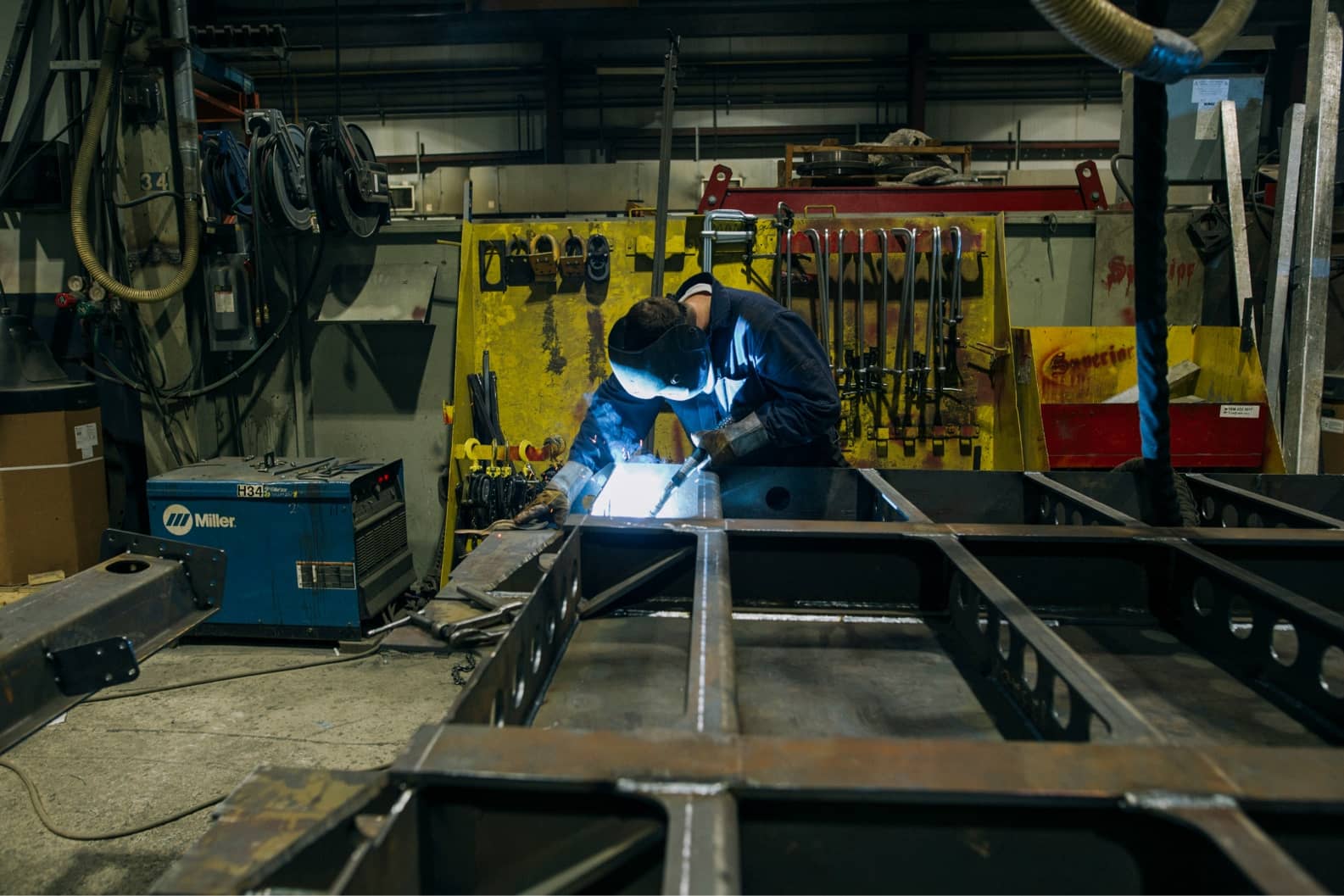 Machine shop interior